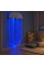 School library reading nook with a calming fiber optic jellyfish light display